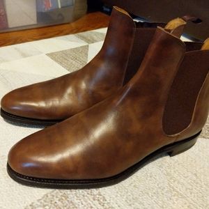 Meermin Mallorca Cognac Chelsea Boots 10US 9UK